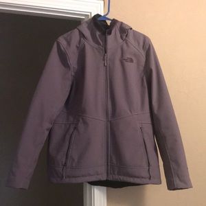 North Face Fleece Lined Windwall Coat